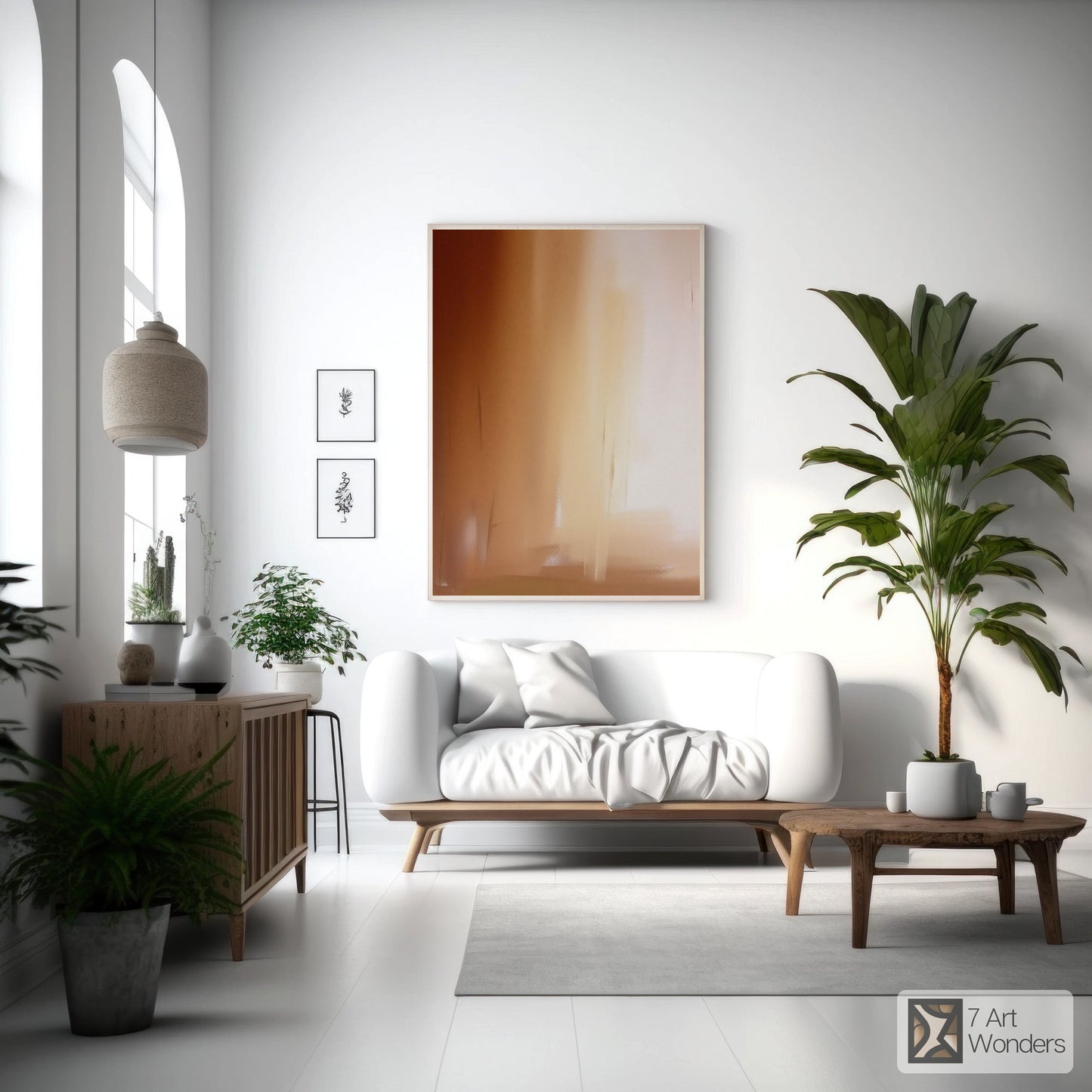 Brown Beige Shades Art