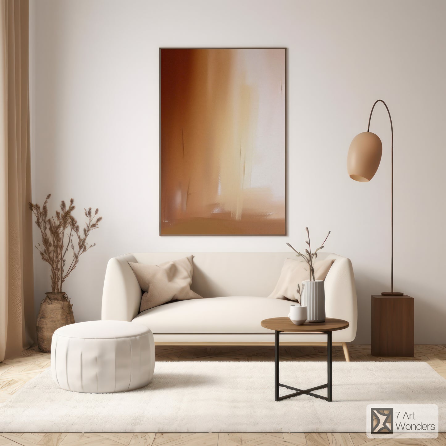 Brown Beige Shades Art