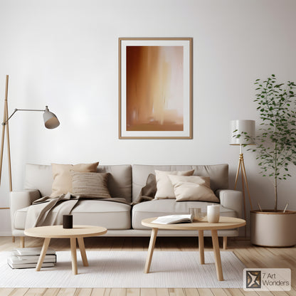 Brown Beige Shades Art